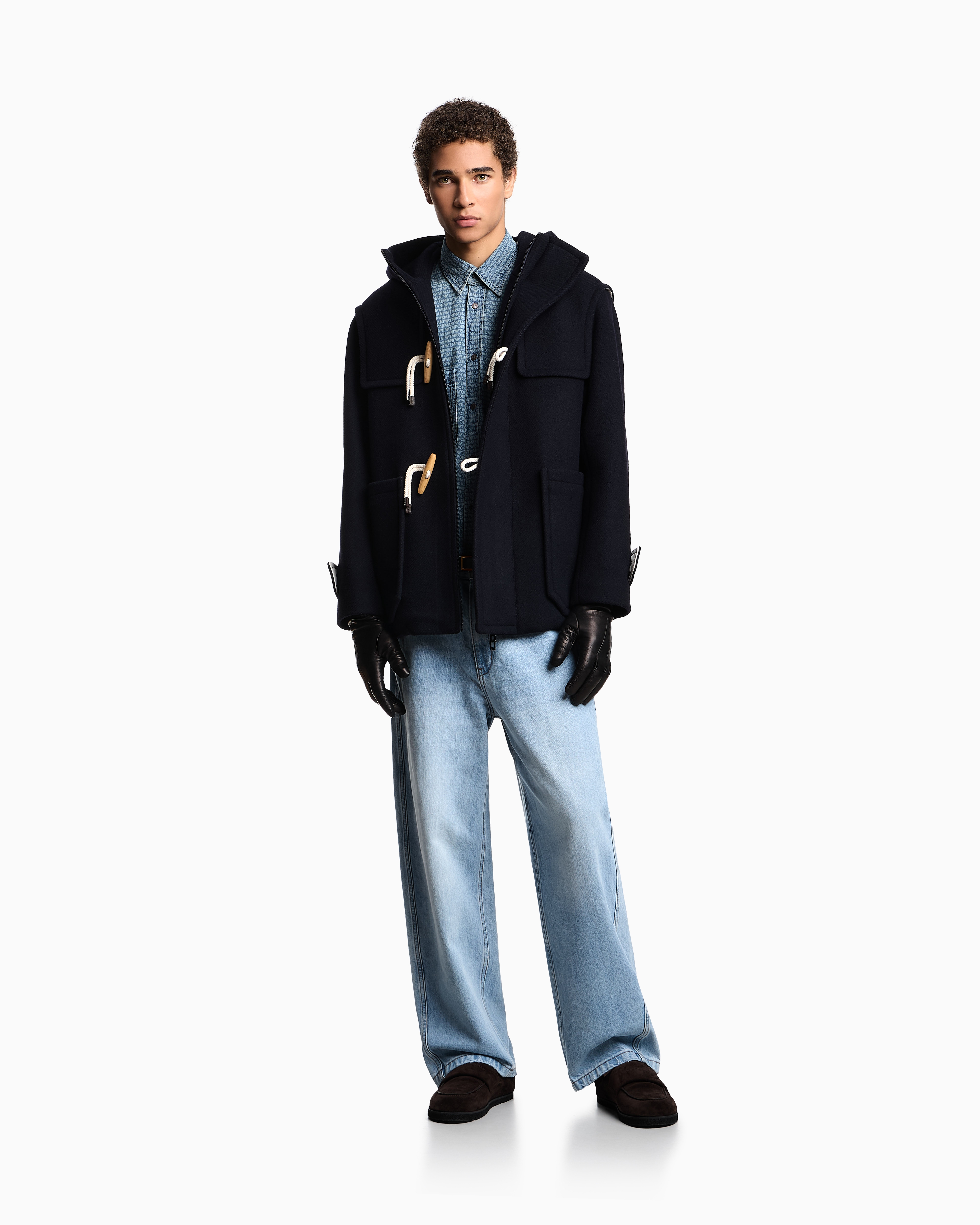 ダッフルコート バージンウールクロス | Emporio Armani