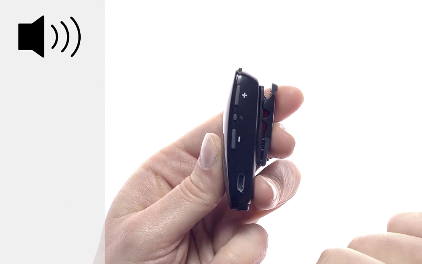 ミニマイクロホン2プラスの音量調整