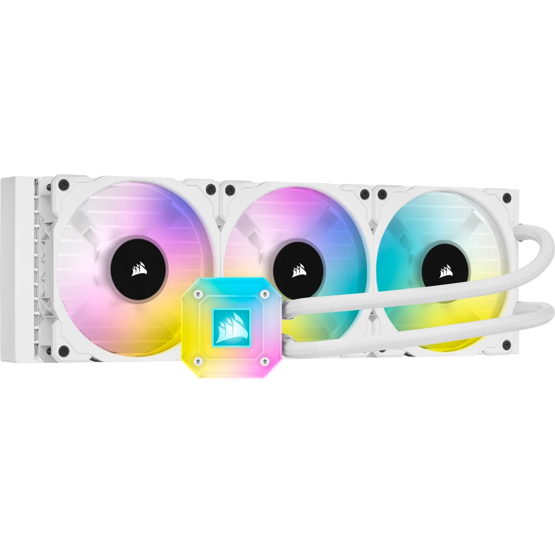 iCUE H150i ELITE CAPELLIX Liquid CPU Cooler — White