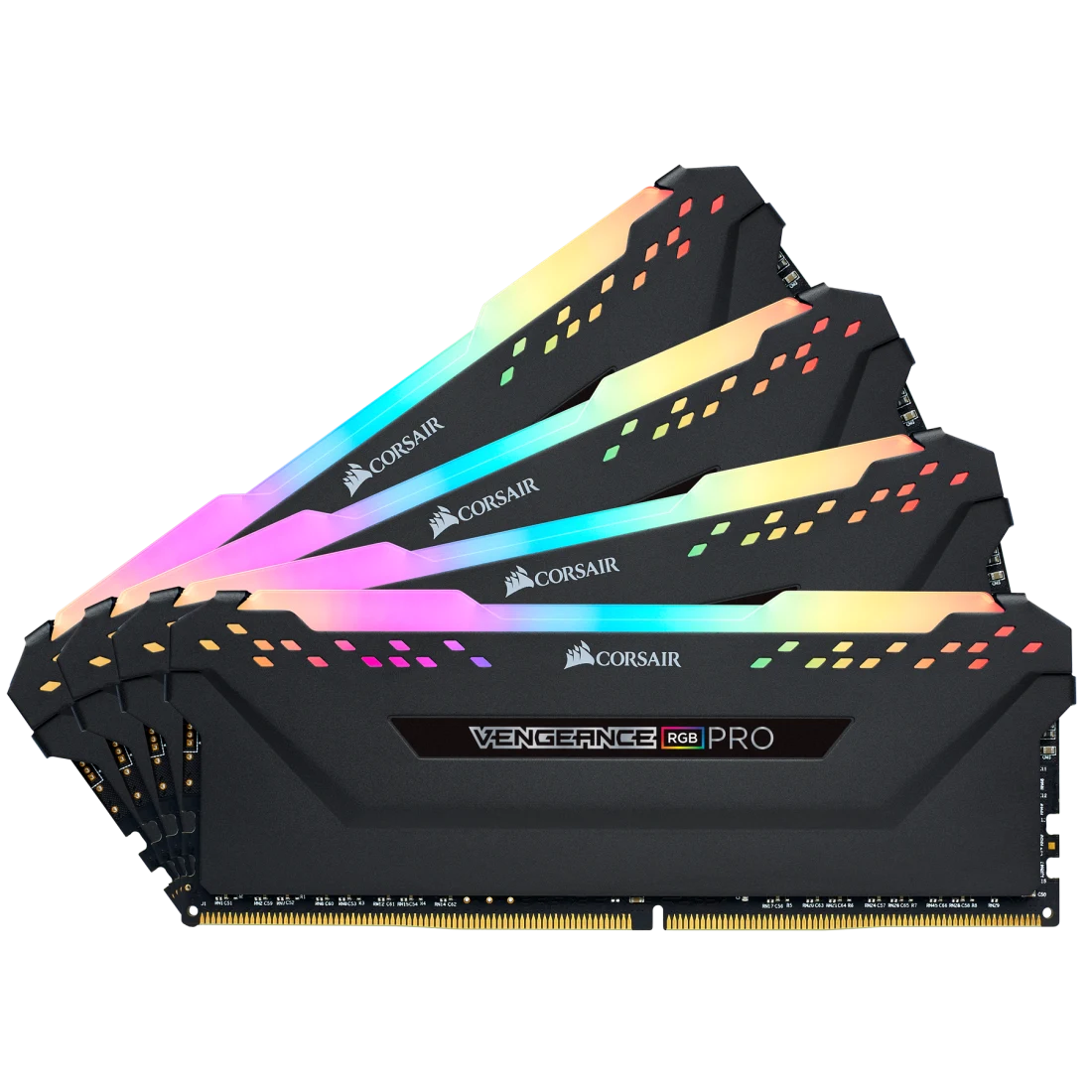 メモリー CORSAIR 32GB 8gb x4 DDR4 3200 RGB VENGEANCE® RGB PRO 32GB