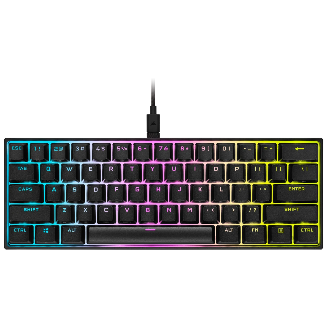 K65 RGB MINI 60% Mechanical Gaming Keyboard — CHERRY MX SPEED