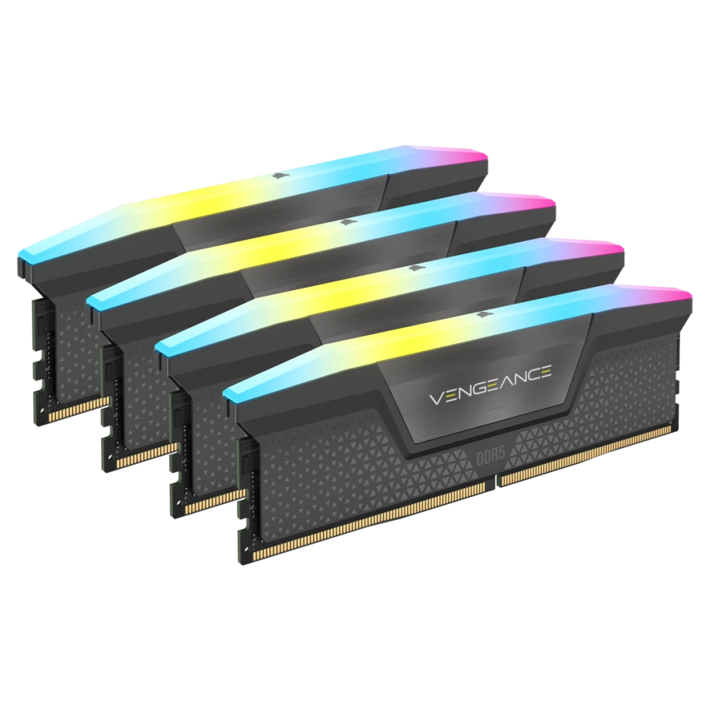 VENGEANCE® RGB 64GB (4x16GB) DDR5 DRAM 5600MT/s C36 AMD EXPO