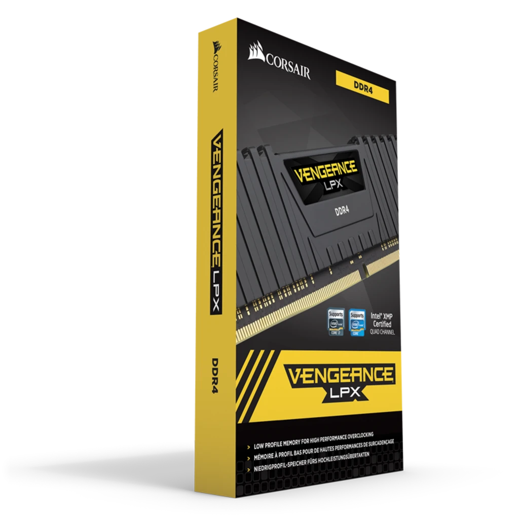 VENGEANCE® LPX 32GB (4 x 8GB) DDR4 DRAM 3200MHz C16 Memory Kit - Black