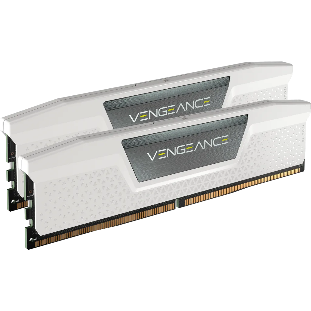 VENGEANCE® 32GB (2x16GB) DDR5 DRAM 5600MHz C40 Memory Kit — White