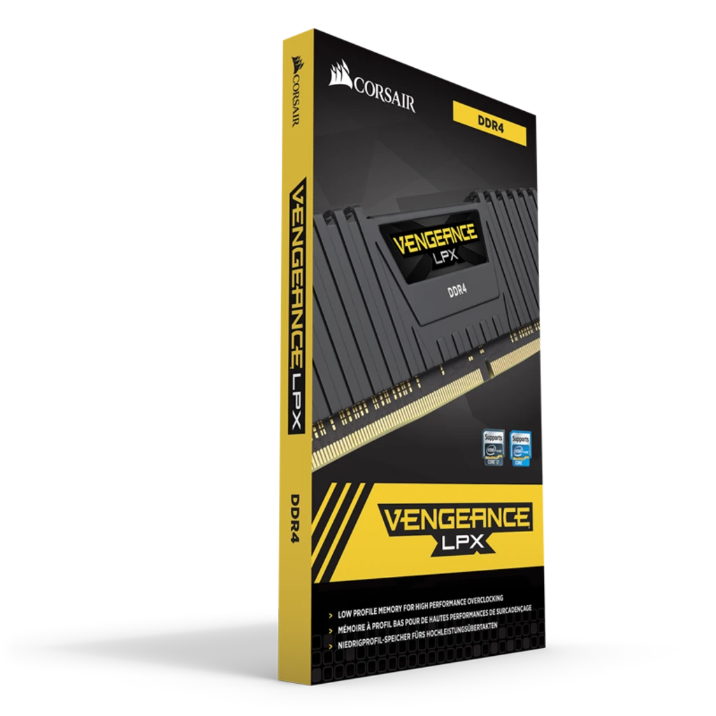 VENGEANCE® LPX 8GB (2 x 4GB) DDR4 DRAM 2400MHz C16 Memory Kit - Black