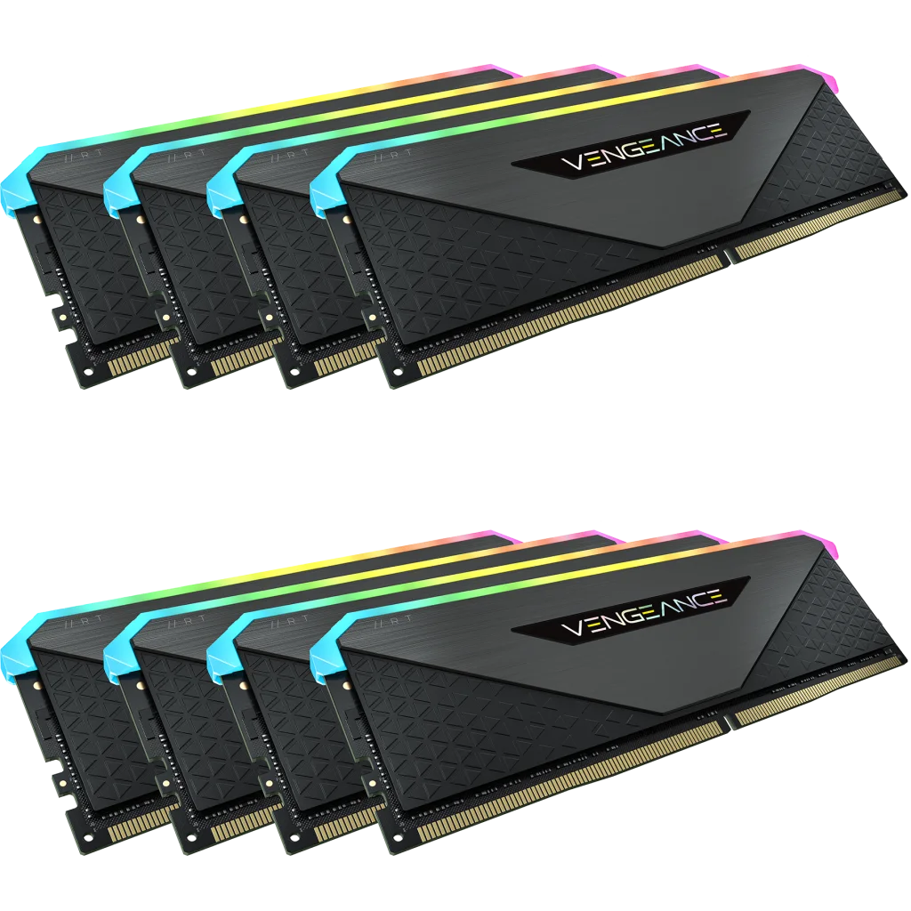 VENGEANCE® RGB RT 256GB (8 x 32GB) DDR4 DRAM 3600MHz C18 Memory