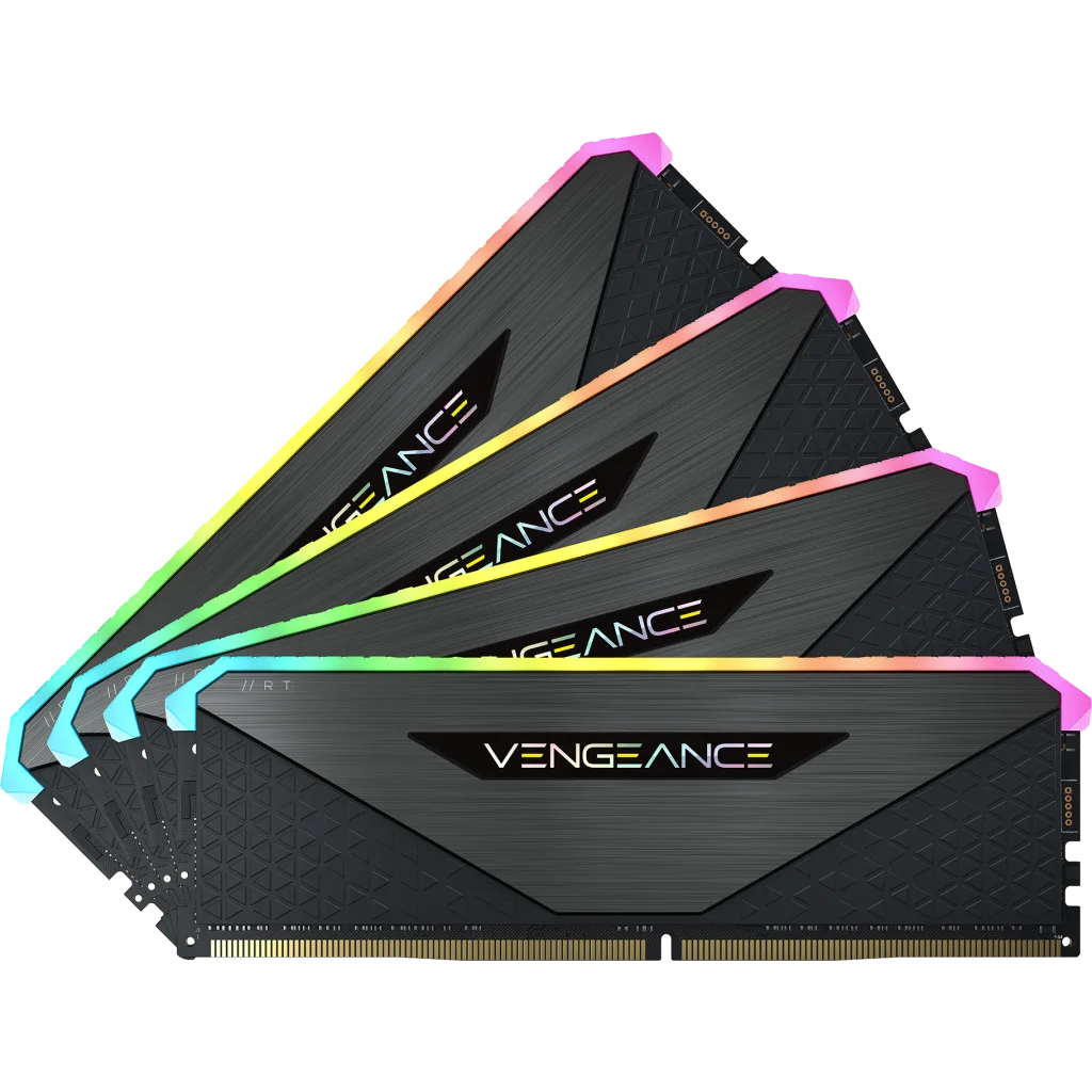 VENGEANCE® RGB RT 64GB (4 x 16GB) DDR4 DRAM 3600MHz C18 Memory Kit