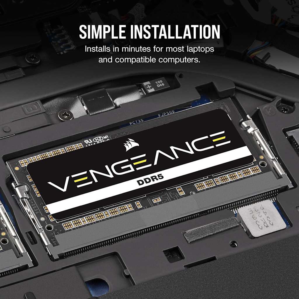 VENGEANCE DDR5 SODIMM 32GB (2x16GB) DDR5 5600MT/s (PC5-44800) CL48