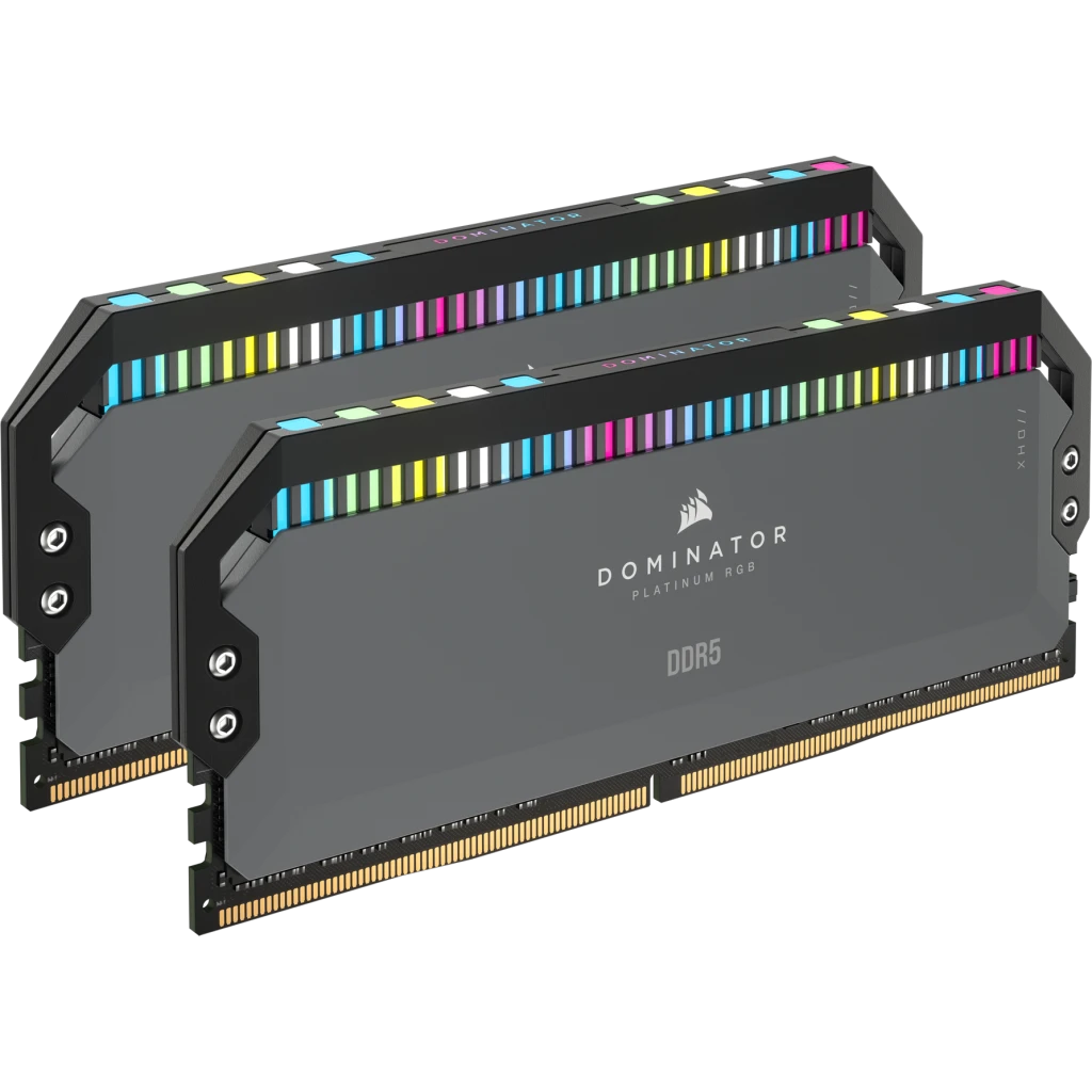 DOMINATOR® PLATINUM RGB 32GB (2x16GB) DDR5 DRAM 5200MT/s C40 AMD