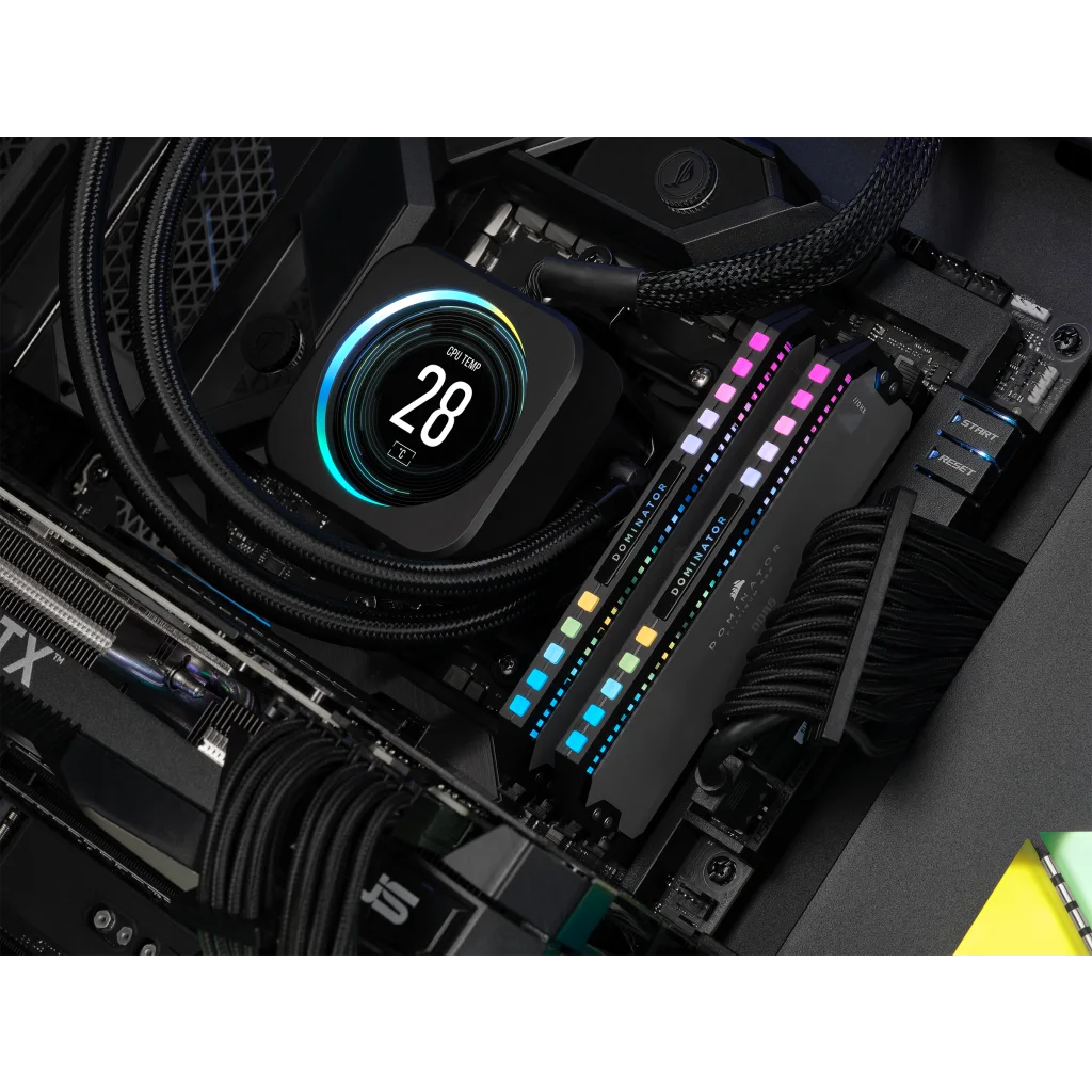 DOMINATOR® PLATINUM RGB 64GB (2x32GB) DDR5 DRAM 6000MT/s C40 AMD