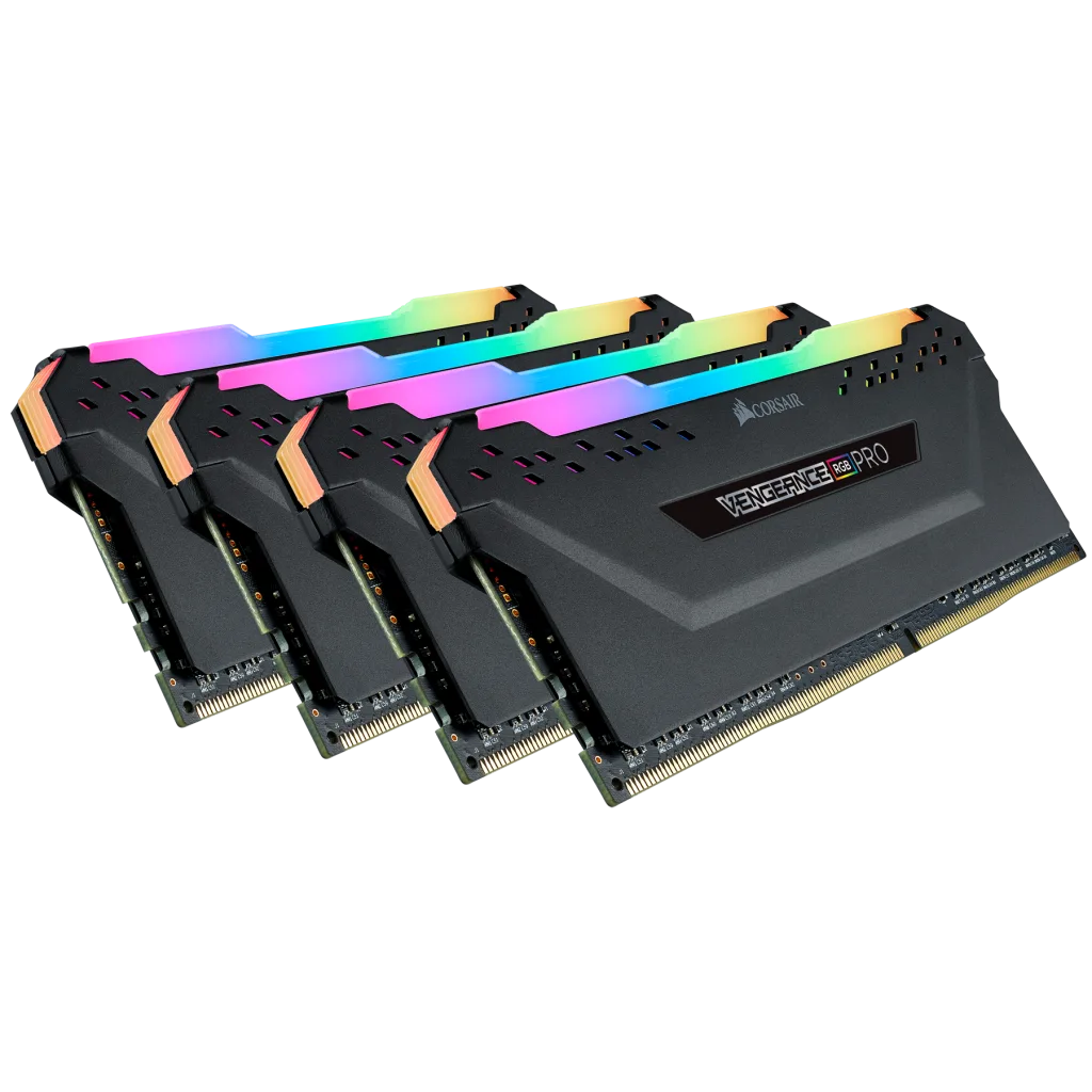 VENGEANCE® RGB PRO 128GB (4 x 32GB) DDR4 DRAM 3000MHz C16 Memory