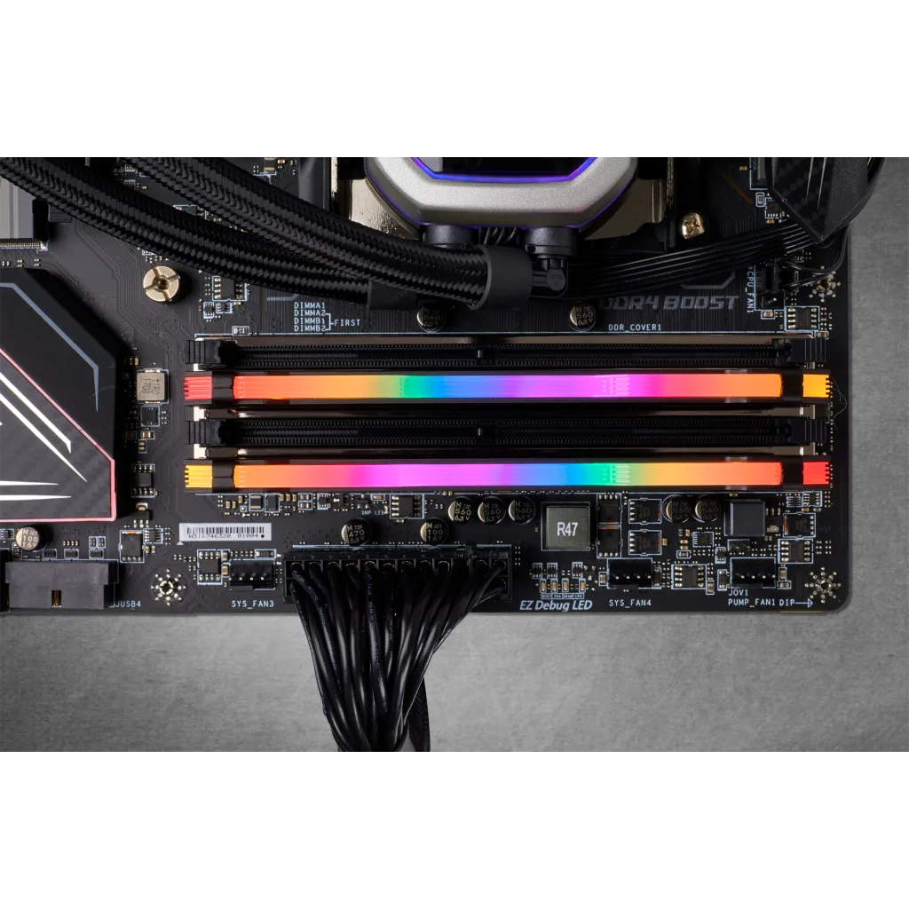 VENGEANCE® RGB PRO 64GB (2 x 32GB) DDR4 DRAM 3200MHz C16 Memory