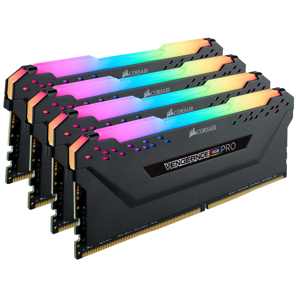 VENGEANCE® RGB PRO 64GB (4 x 16GB) DDR4 DRAM 3200MHz C16 Memory
