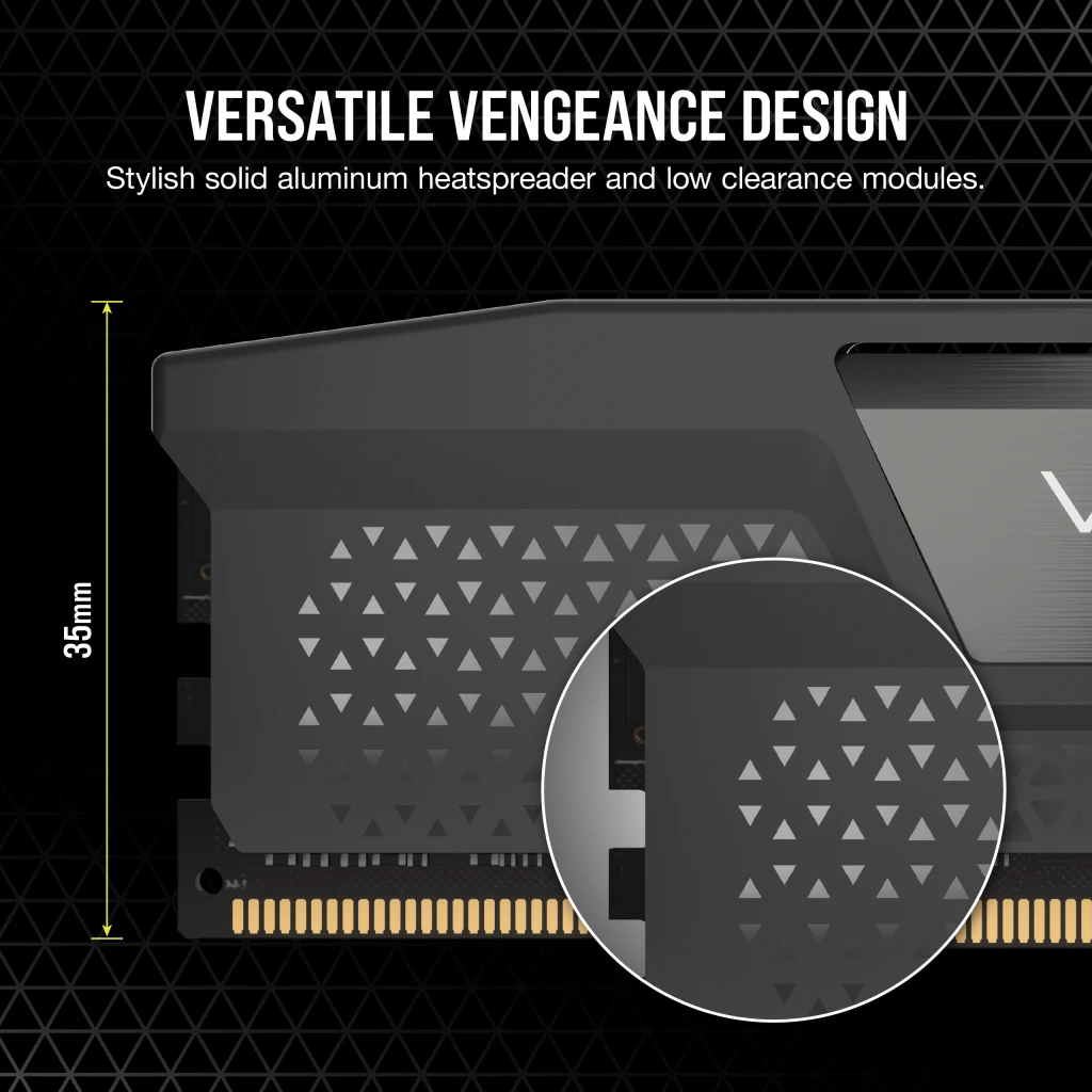 VENGEANCE® 16GB (2x8GB) DDR5 DRAM 5200MT/s CL40 AMD EXPO & Intel