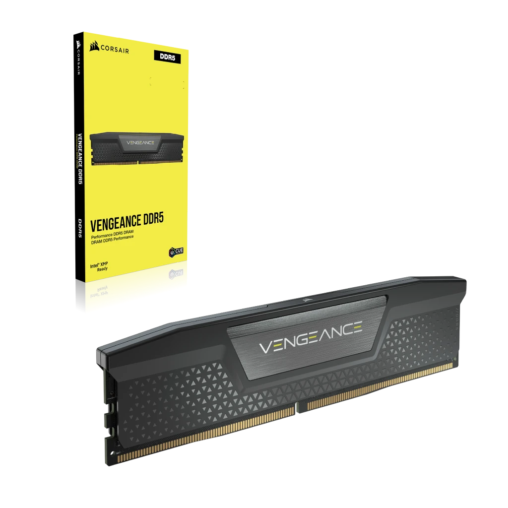 VENGEANCE® 64GB (2x32GB) DDR5 DRAM 5200MHz C40 Memory Kit — Black