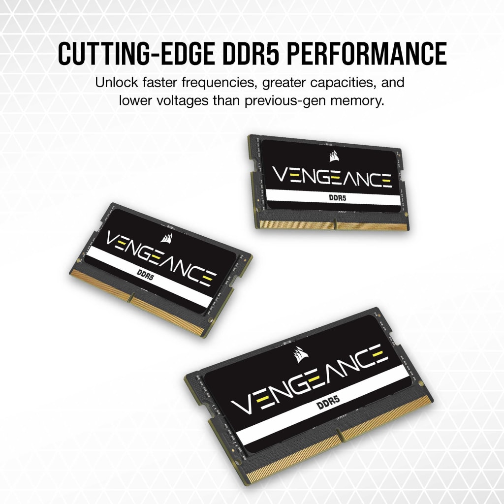 VENGEANCE DDR5 SODIMM 32GB (1x32GB) DDR5 5200MT/s CL44