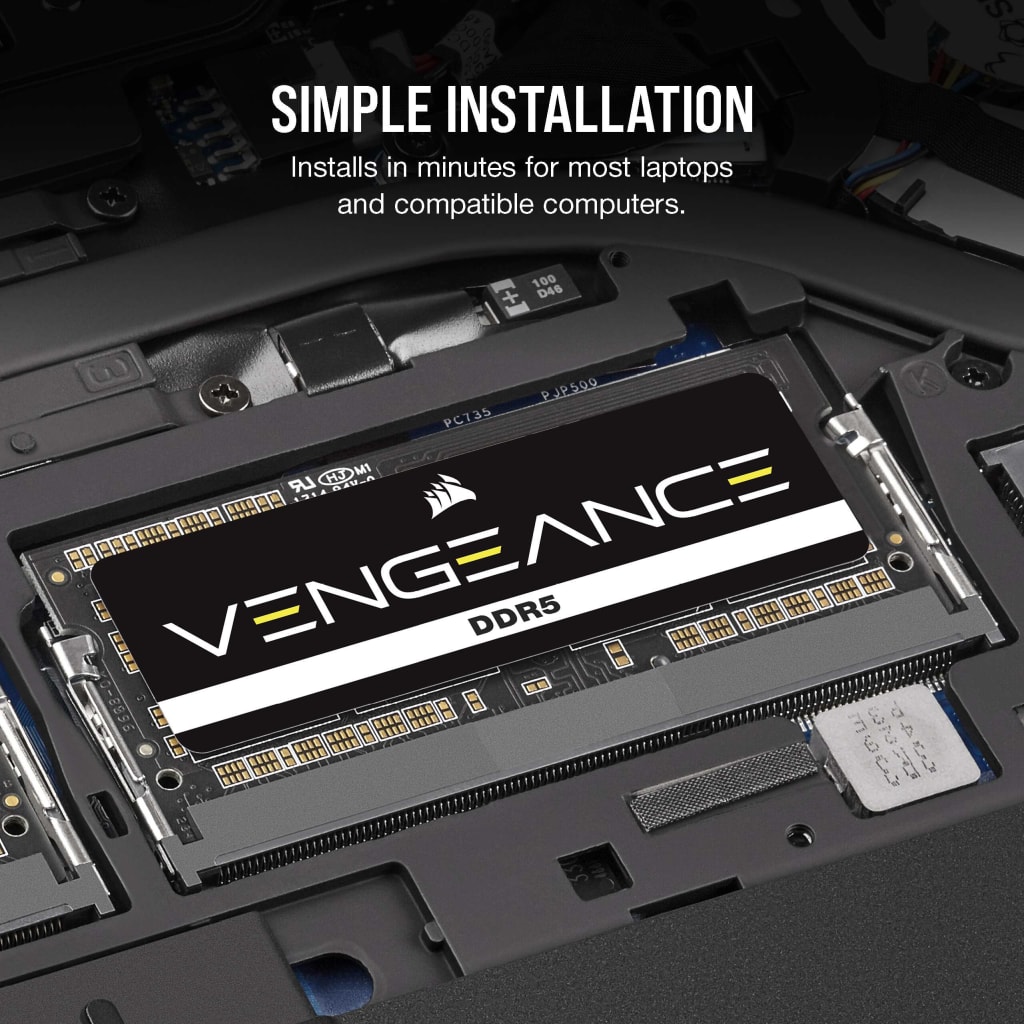 VENGEANCE DDR5 SODIMM 16GB (1x16GB) DDR5 5600MT/s CL48