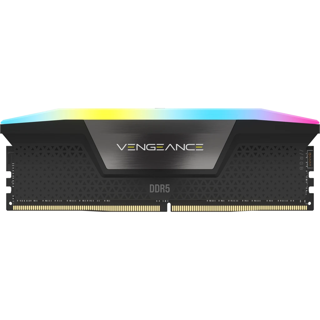 VENGEANCE® RGB 32GB (2x16GB) DDR5 DRAM 6800MT/s C40 Memory Kit — Black