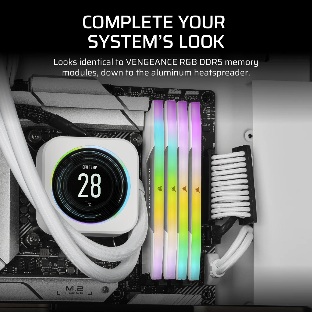 VENGEANCE RGB DDR5 Light Enhancement Kit — White