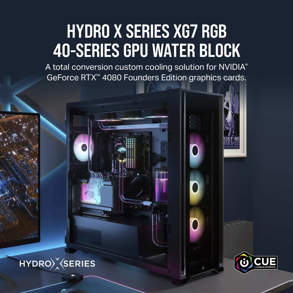 Hydro X Series XG7 RGB 40-SERIES GPU Water Block (4080 FE)