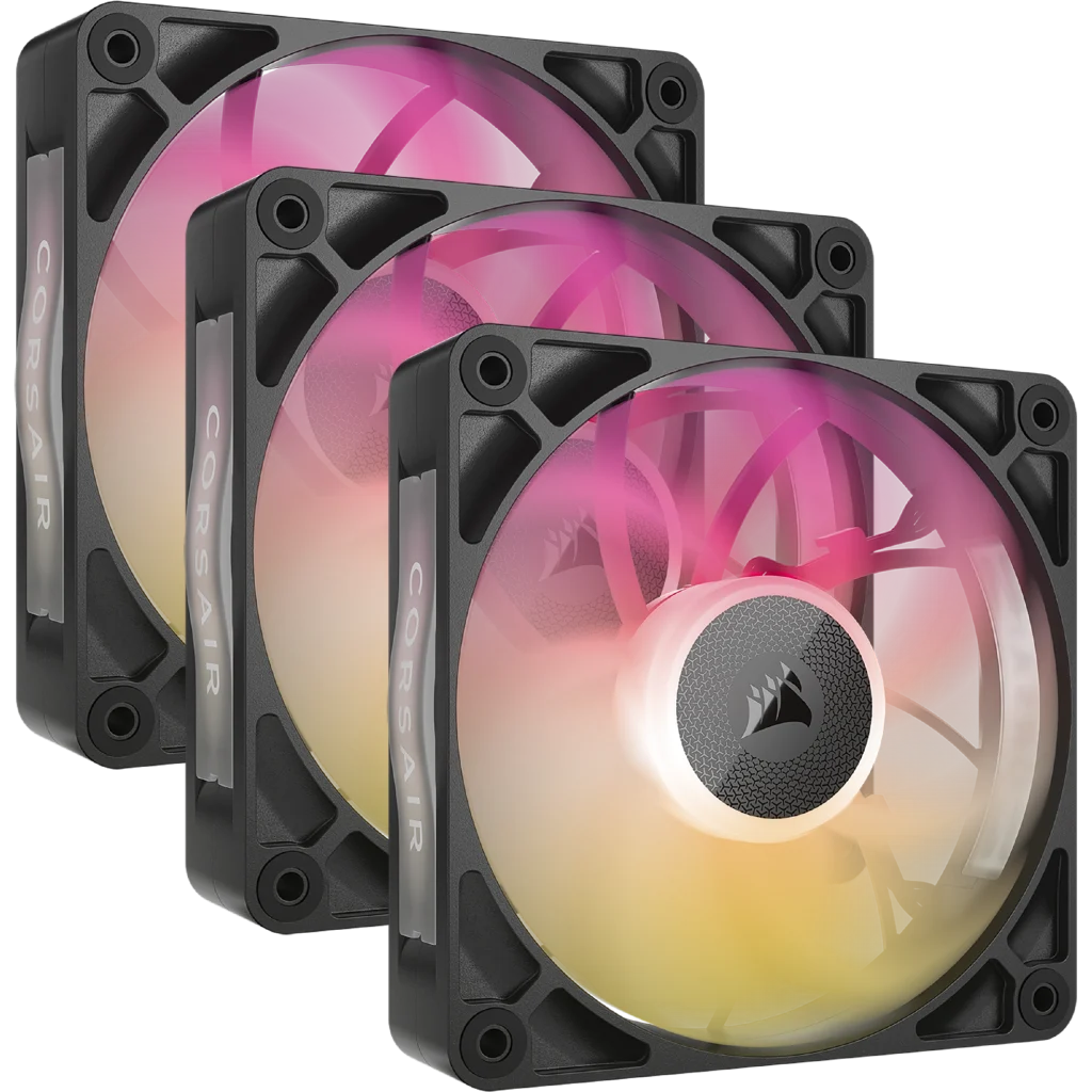 iCUE LINK RX120 MAX RGB 120mm PWM Thick Fans Starter Kit