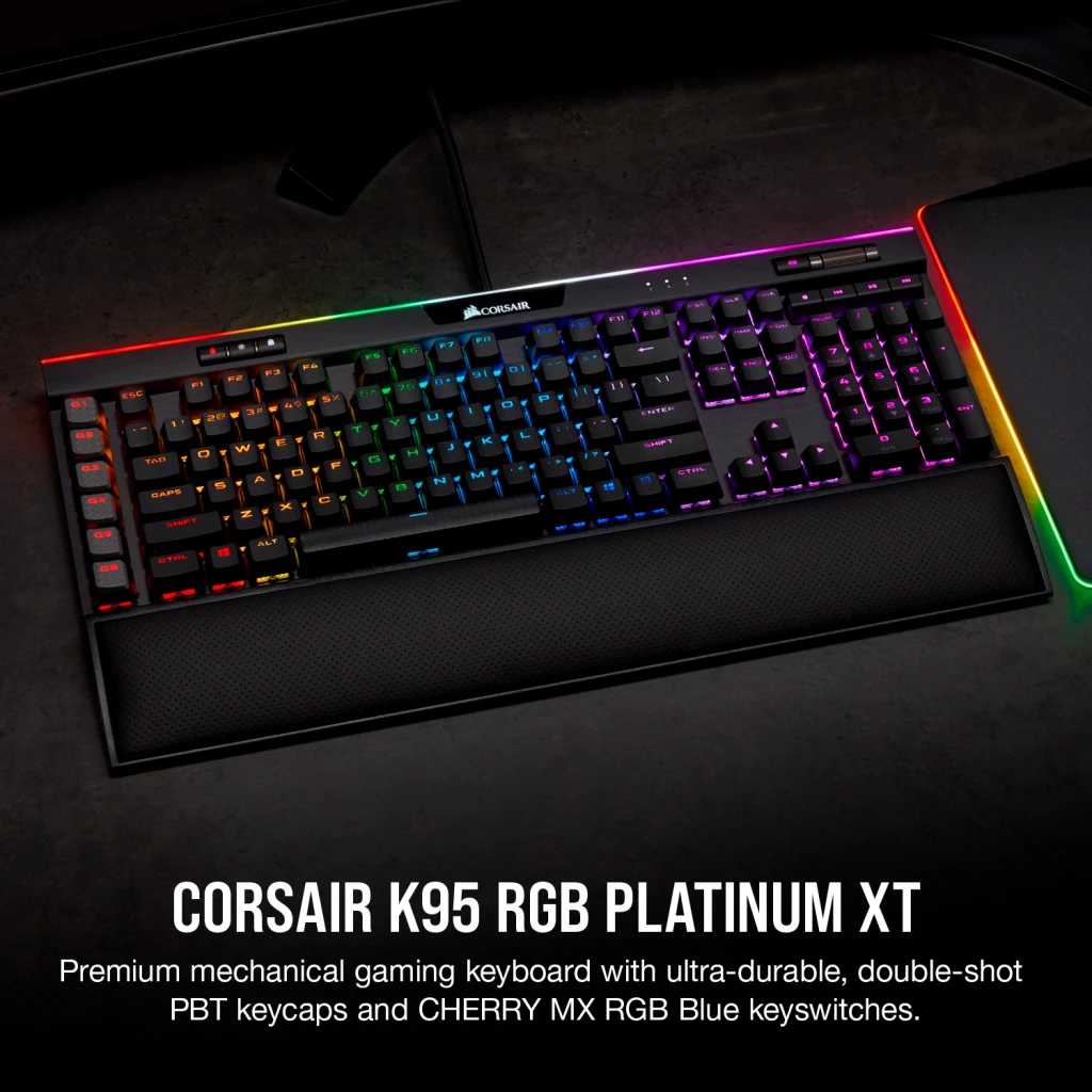 K95 RGB PLATINUM XT Mechanical Gaming Keyboard — CHERRY® MX Blue