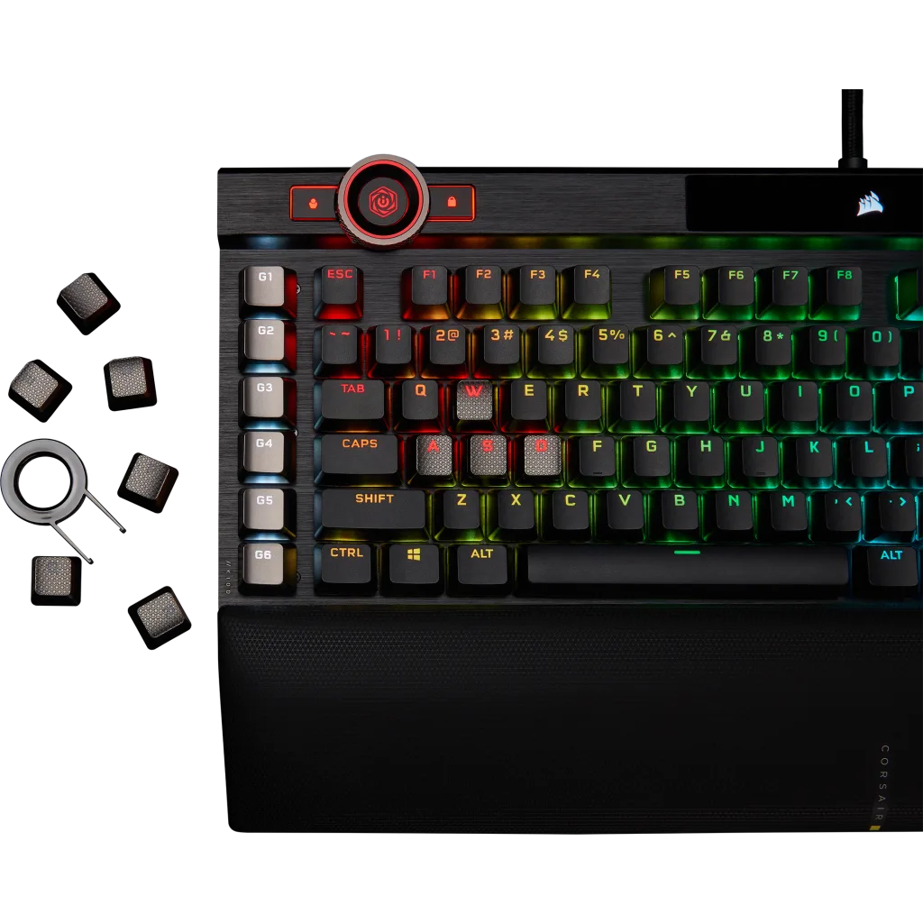 K100 RGB Mechanical Gaming Keyboard — CHERRY® MX Speed — Black (JP)