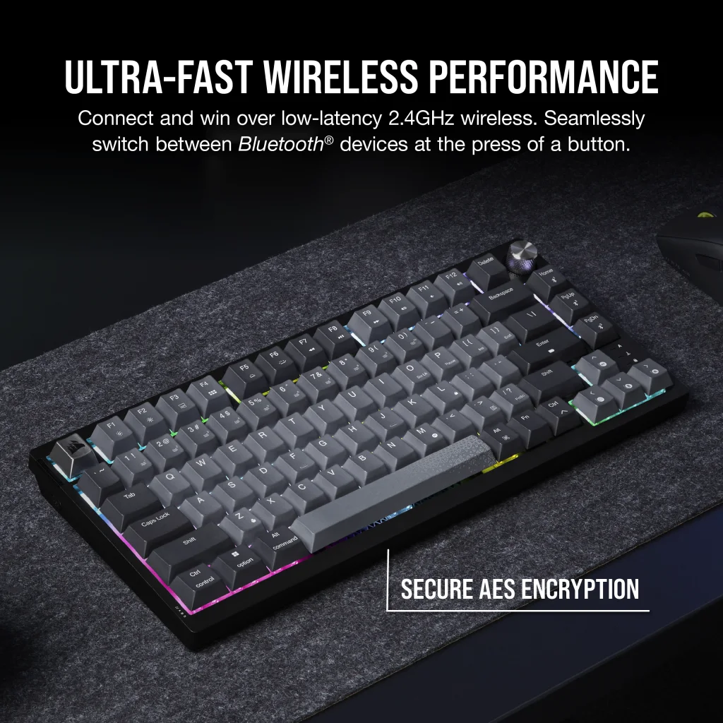 K65 PLUS WIRELESS 75% RGB Mechanical Gaming Keyboard