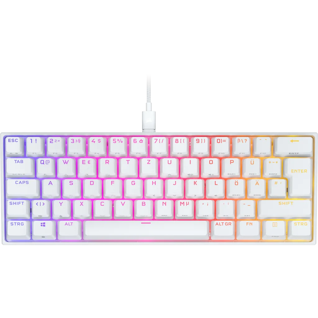 K65 RGB MINI 60% Mechanical Gaming Keyboard — CHERRY MX SPEED (DE