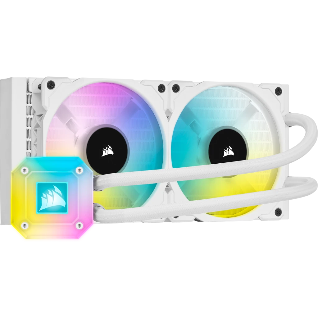 iCUE H100i ELITE CAPELLIX Liquid CPU Cooler — White