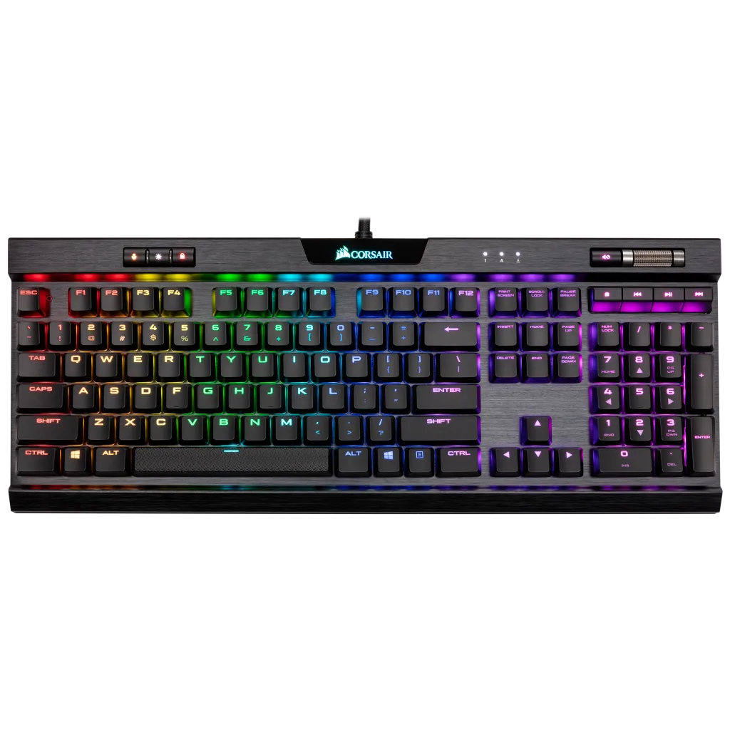 K70 RGB MK.2 Low Profile RAPIDFIRE Mechanical Gaming Keyboard