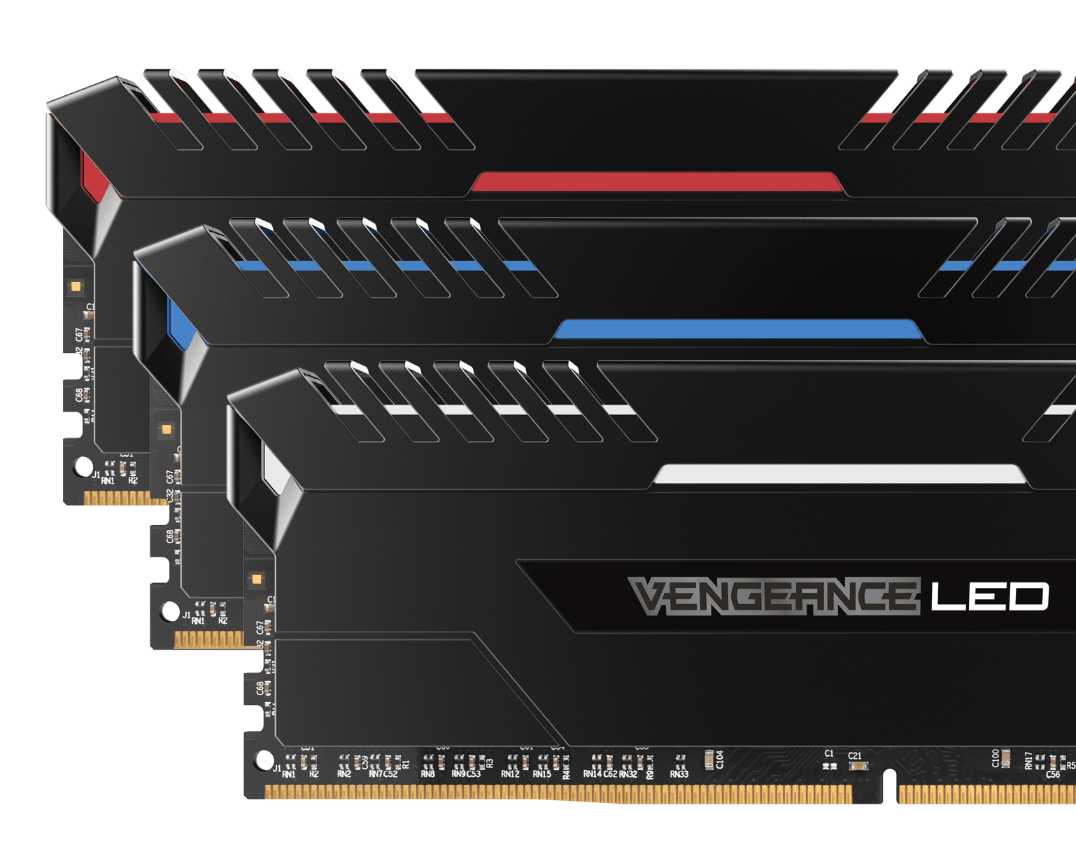 VENGEANCE® LED 32GB (2 x 16GB) DDR4 DRAM 2666MHz C16 Memory Kit