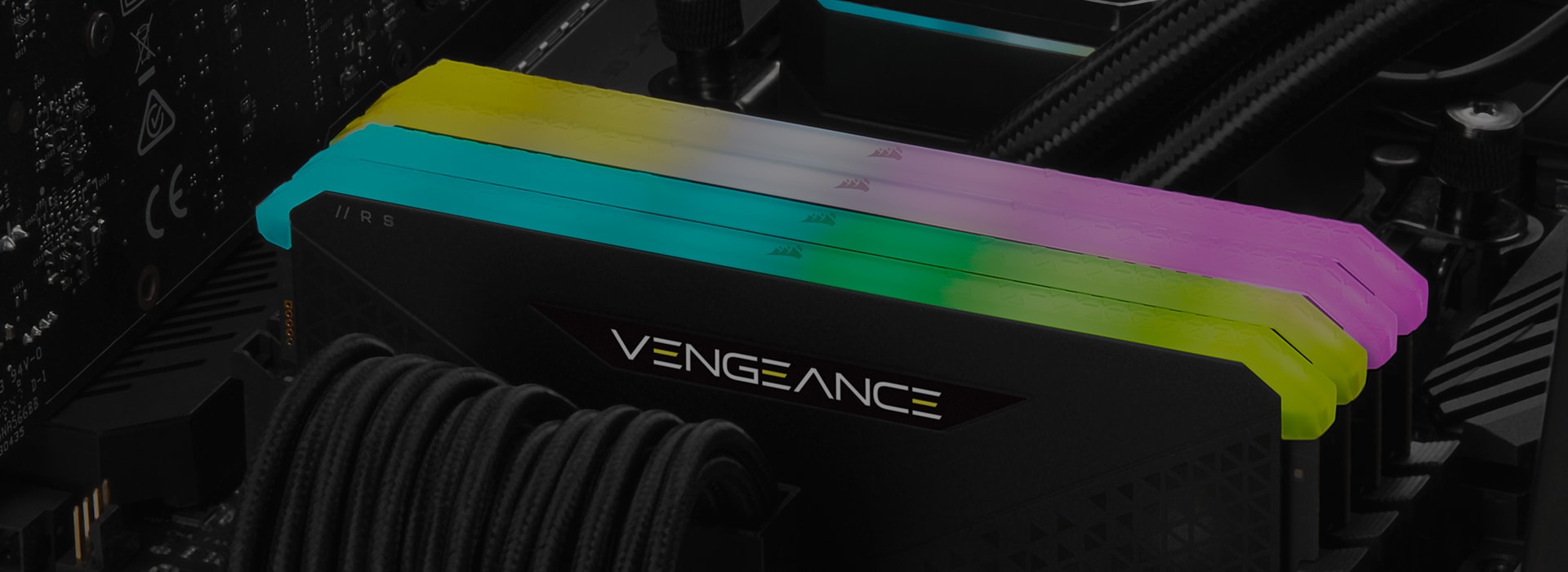 VENGEANCE® RGB RS 64GB (4 x 16GB) DDR4 DRAM 3200MHz C16 Memory Kit