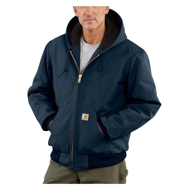 Men's Carhartt Loose Fit Firm Duck Insulated Flannel-Lined Active