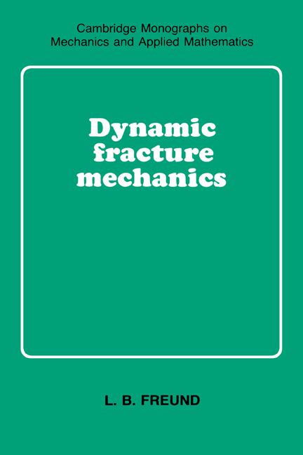 Dynamic Fracture Mechanics | Cambridge University Press & Assessment