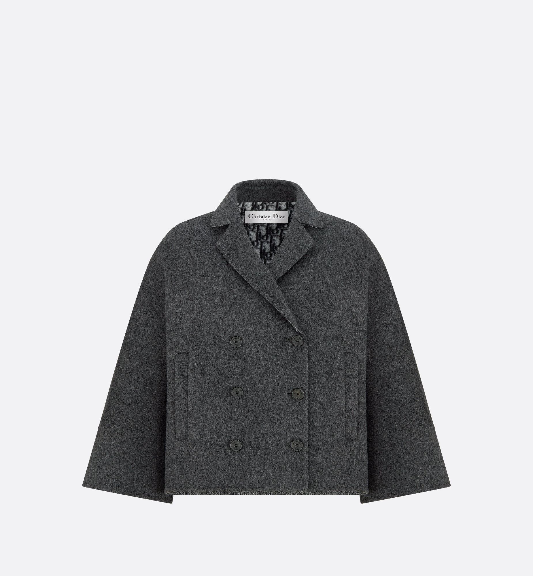 DIOR | ピーコート ダブルフェース バージンウール & シルク