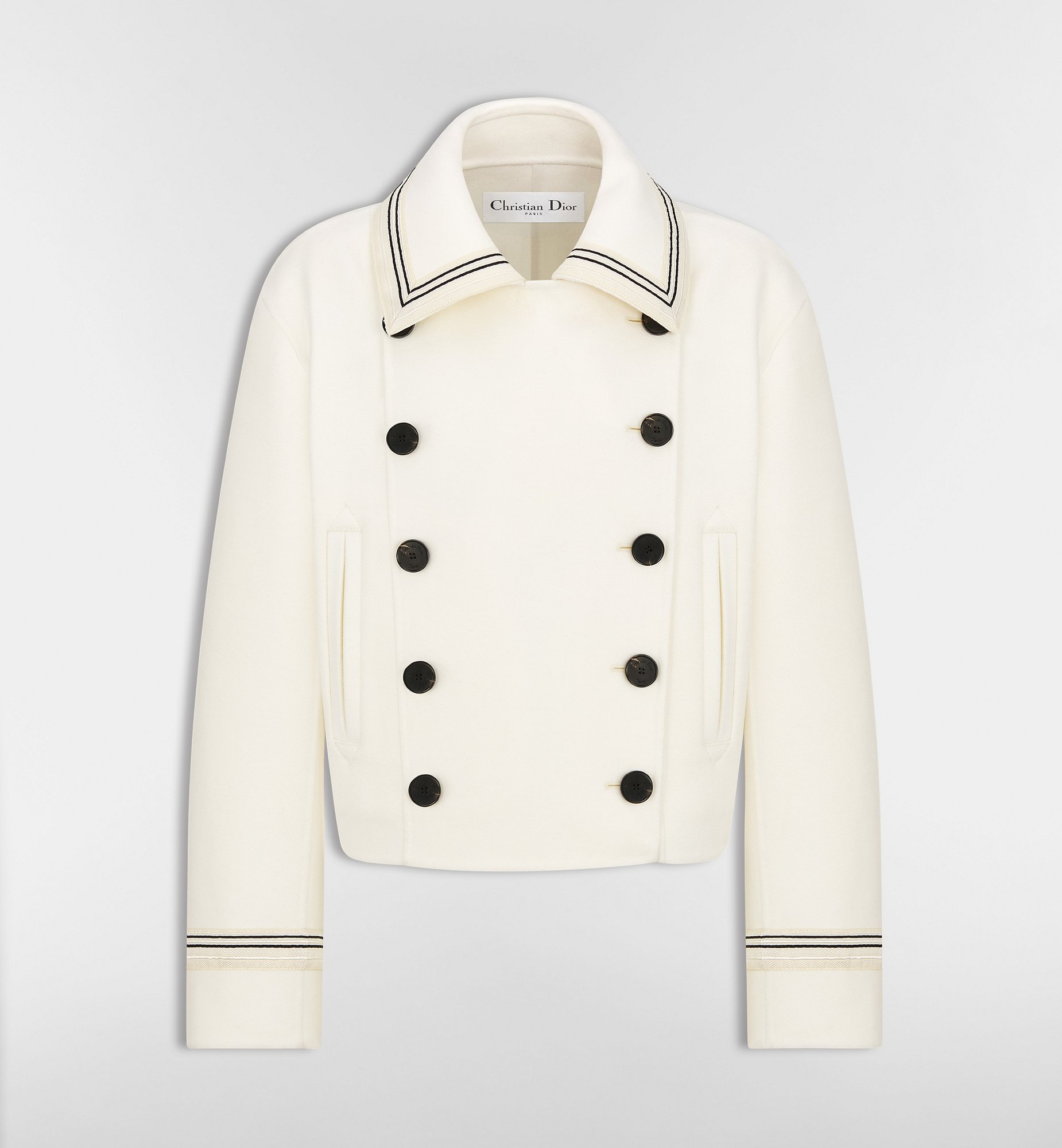 DIOR | ピーコート ダブルフェース バージンウール & アンゴラ