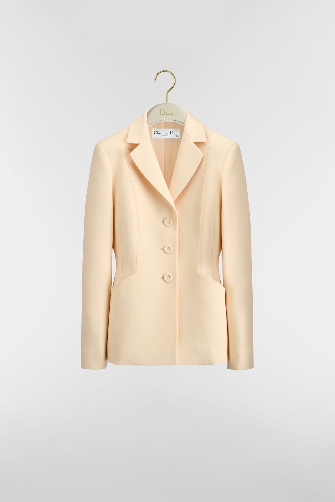 DIOR | 30 Montaigne バージャケット シングルブレスト ウール & シルク