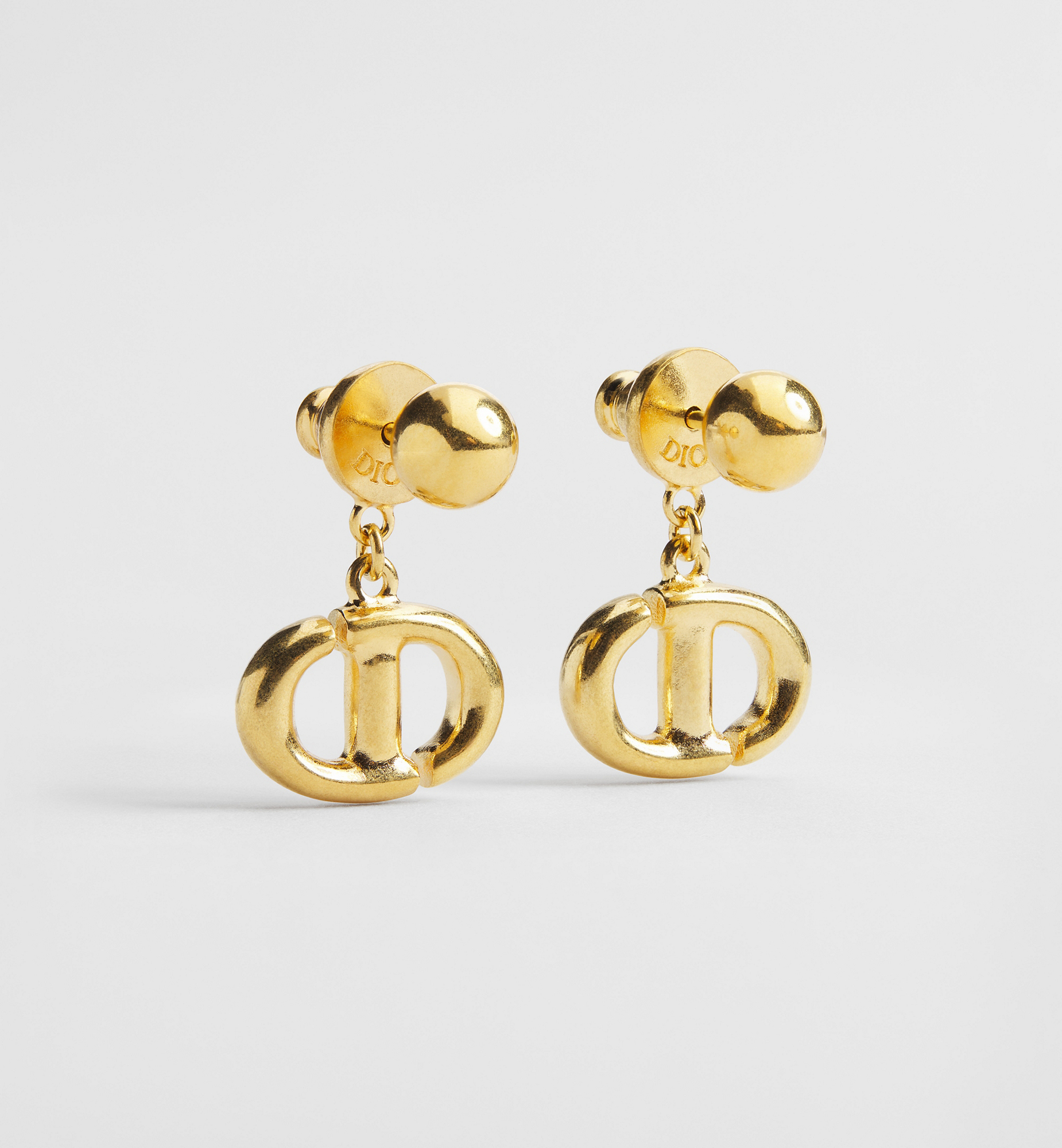 DIOR | CD Navy ピアス メタル