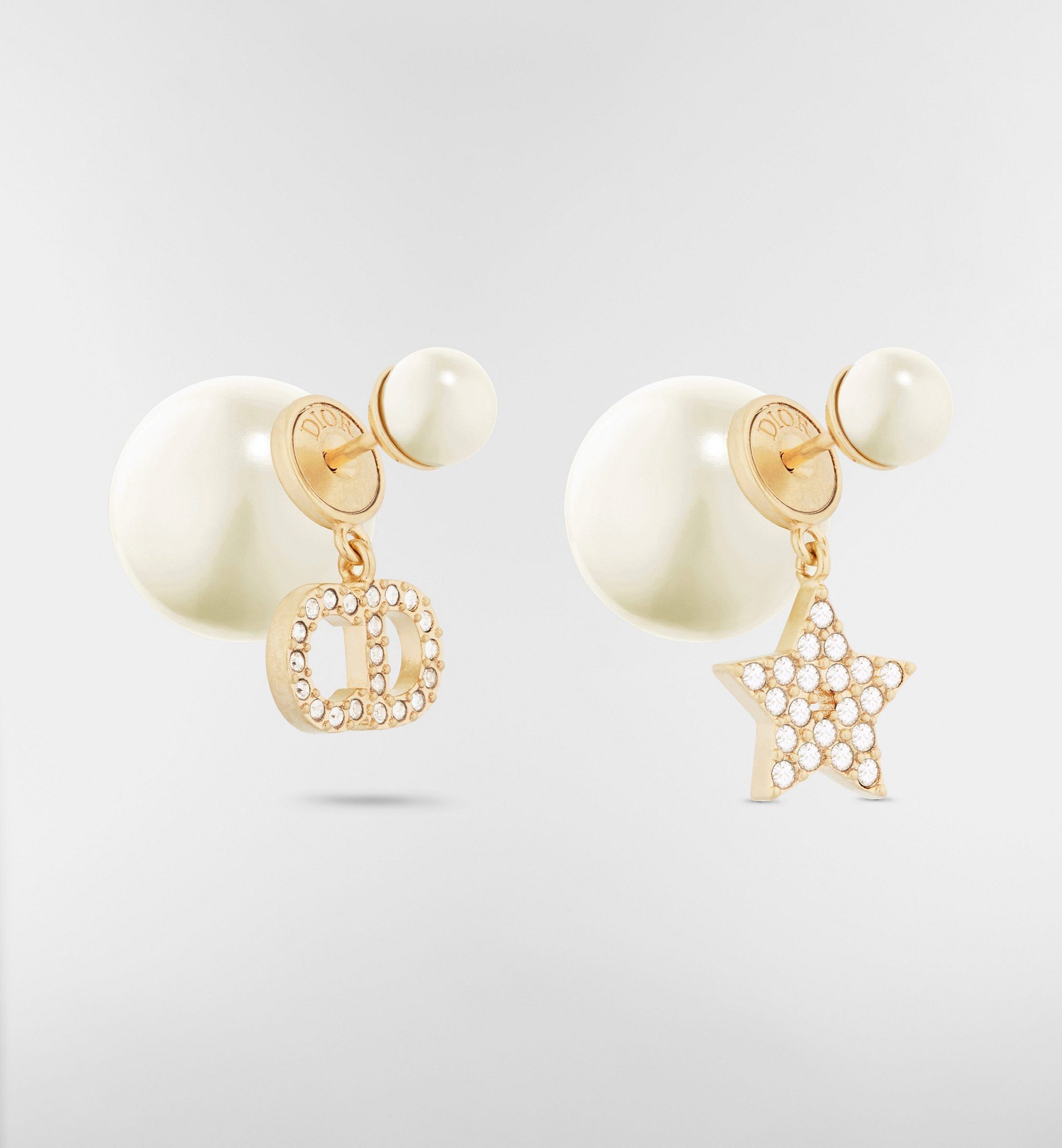 DIOR | Dior Tribales ピアス メタル・レジンパール・クリスタル