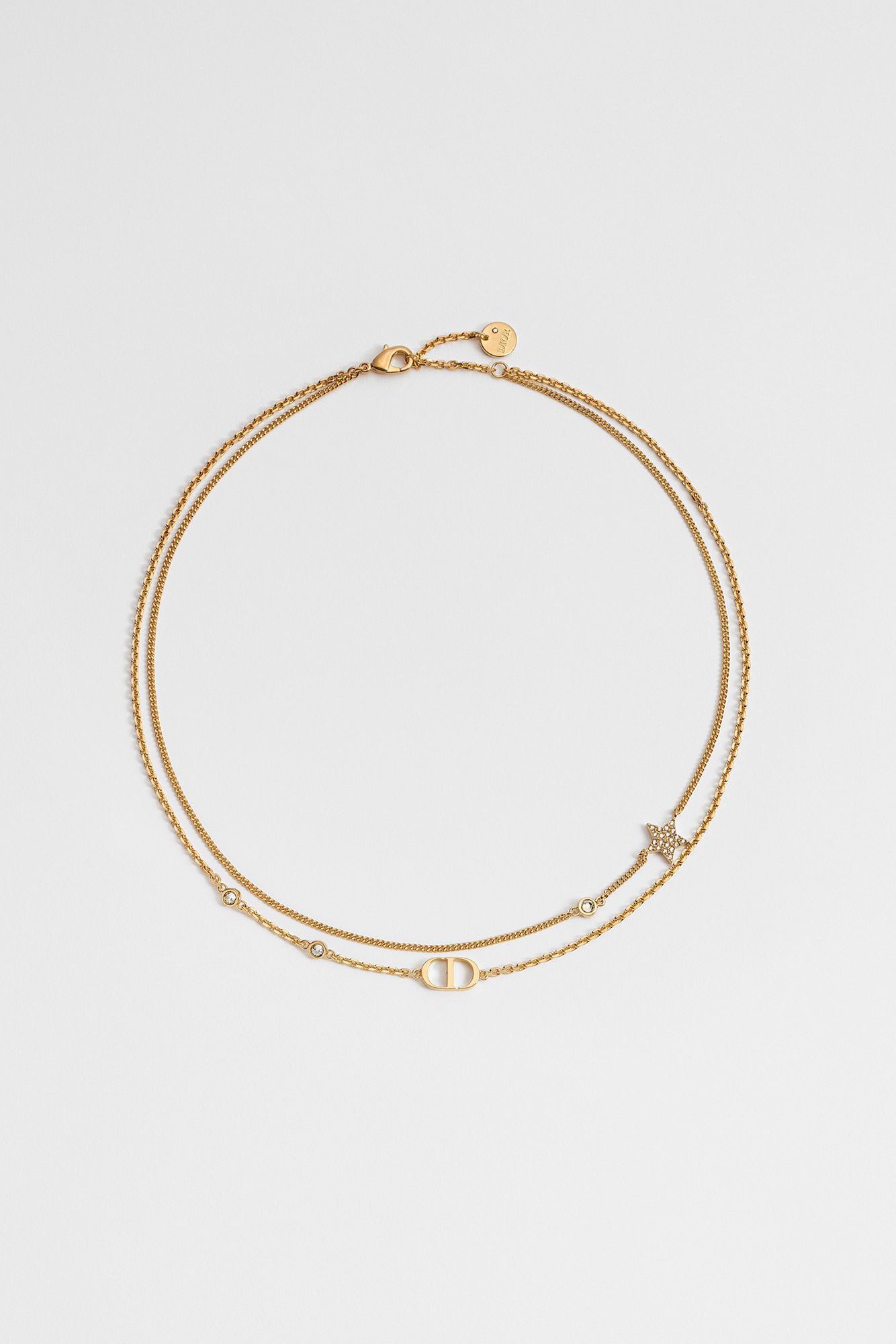 DIOR | Petit CD Multi ネックレス メタル・レジンパール・クリスタル