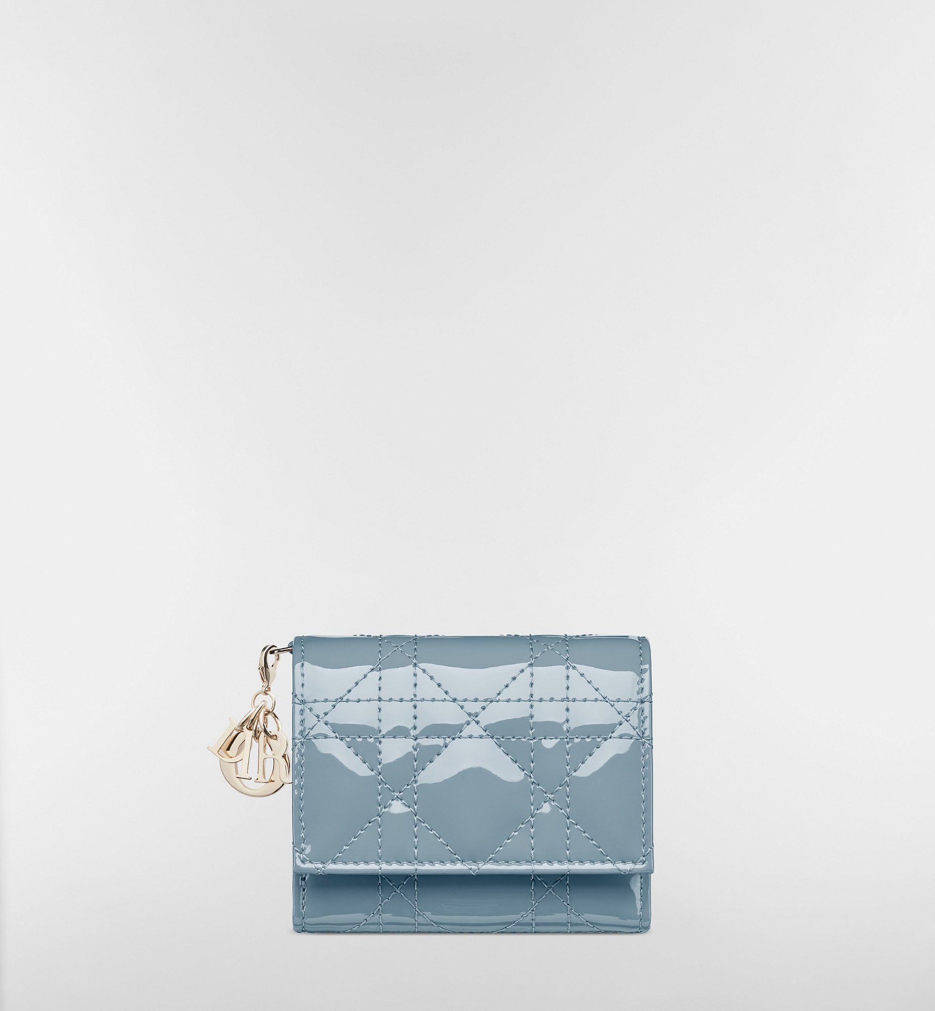 DIOR | Lady Dior Lotus ウォレット カナージュ パテントカーフスキン