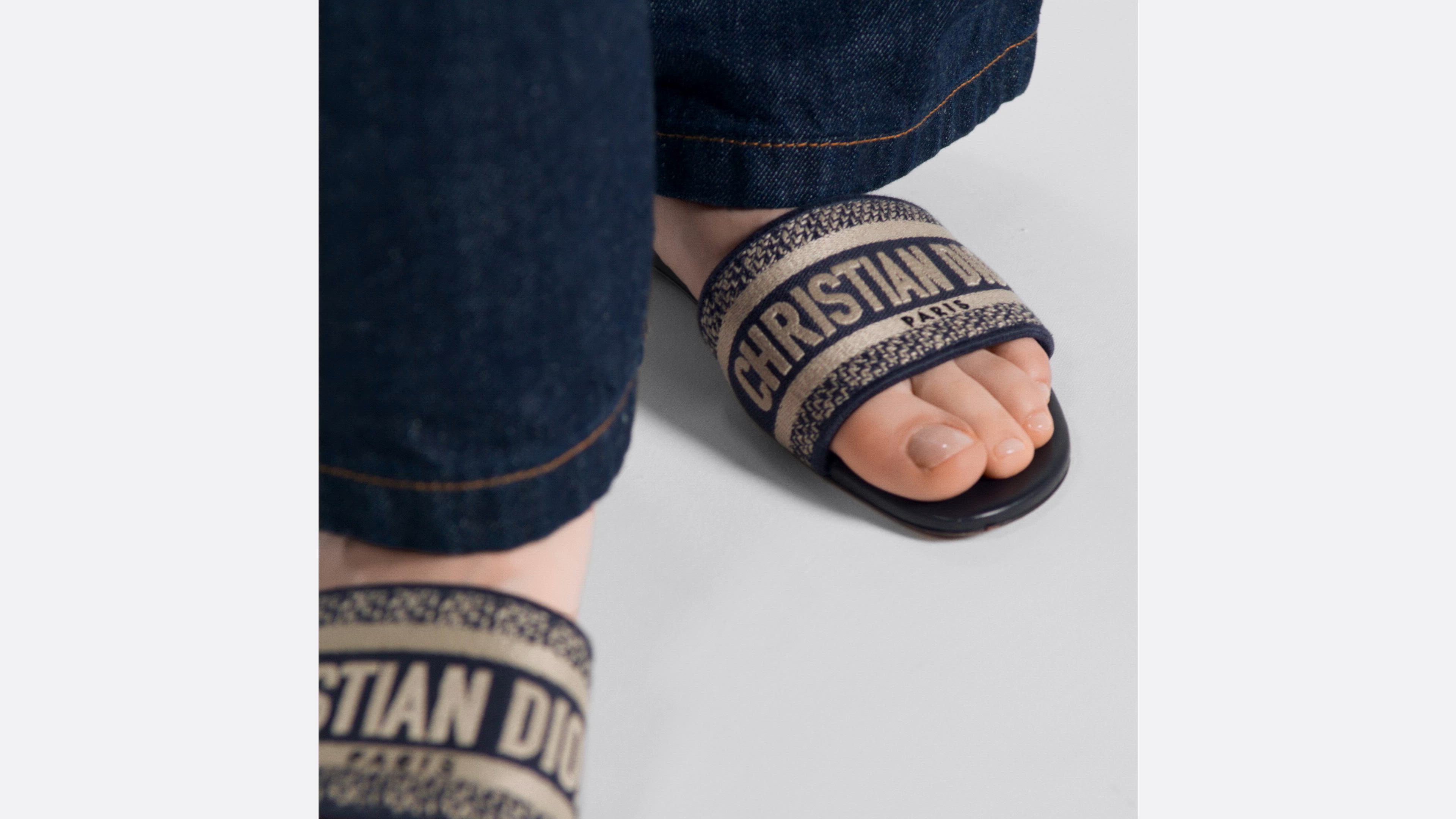 DIOR | Dway スライド エンブロイダリーコットン