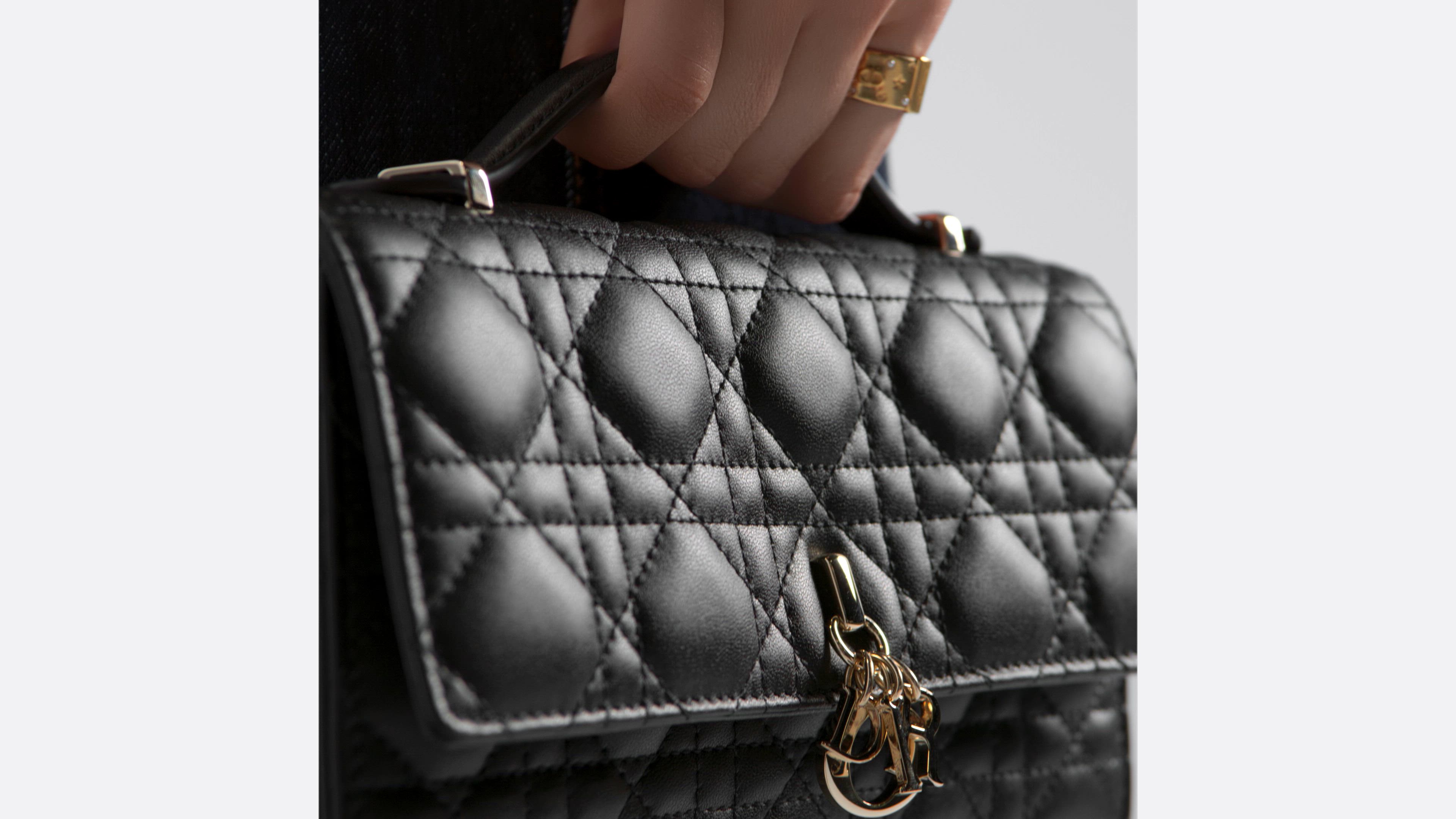 DIOR | My Dior ミニバッグ カナージュ ラムスキン