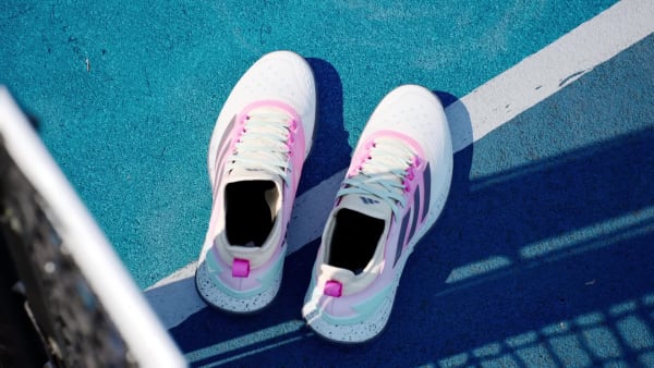 adidas Adizero Ubersonic 4.1 Tennis Sneakers - White | Free