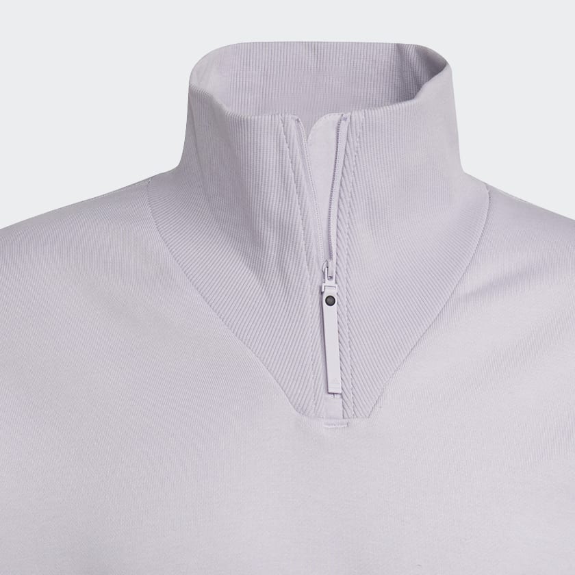 adidas 1/4 Zip Sweatshirt - Purple | Men's Training