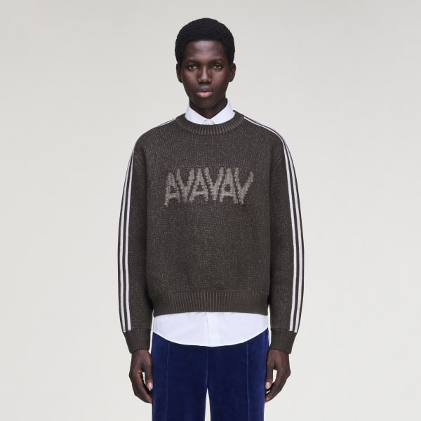 adidas Originals by Avavav Knit Sweater - Brown | Free Shipping