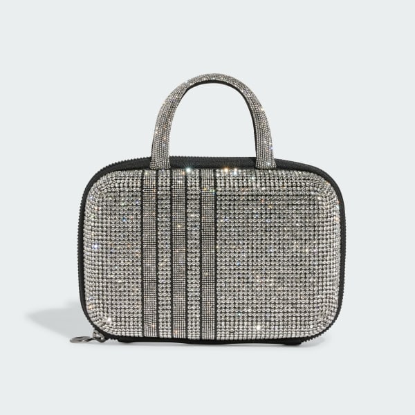 アディダス ラインストーン クラッチバッグ - シルバー | アディダス