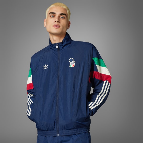 adidas Italy Originals Track Top - Blue | Free Shipping with adiClub