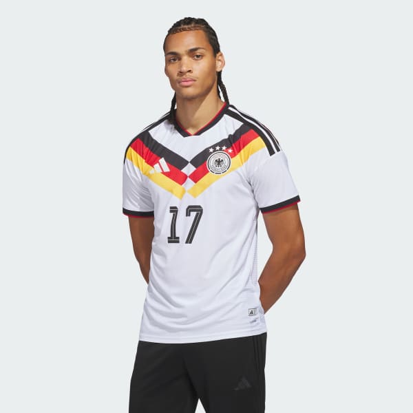adidas Germany 26 Home Musiala Authentic Jersey - White | Free